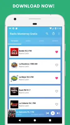 Radio Monterrey - Nuevo Leon android App screenshot 12